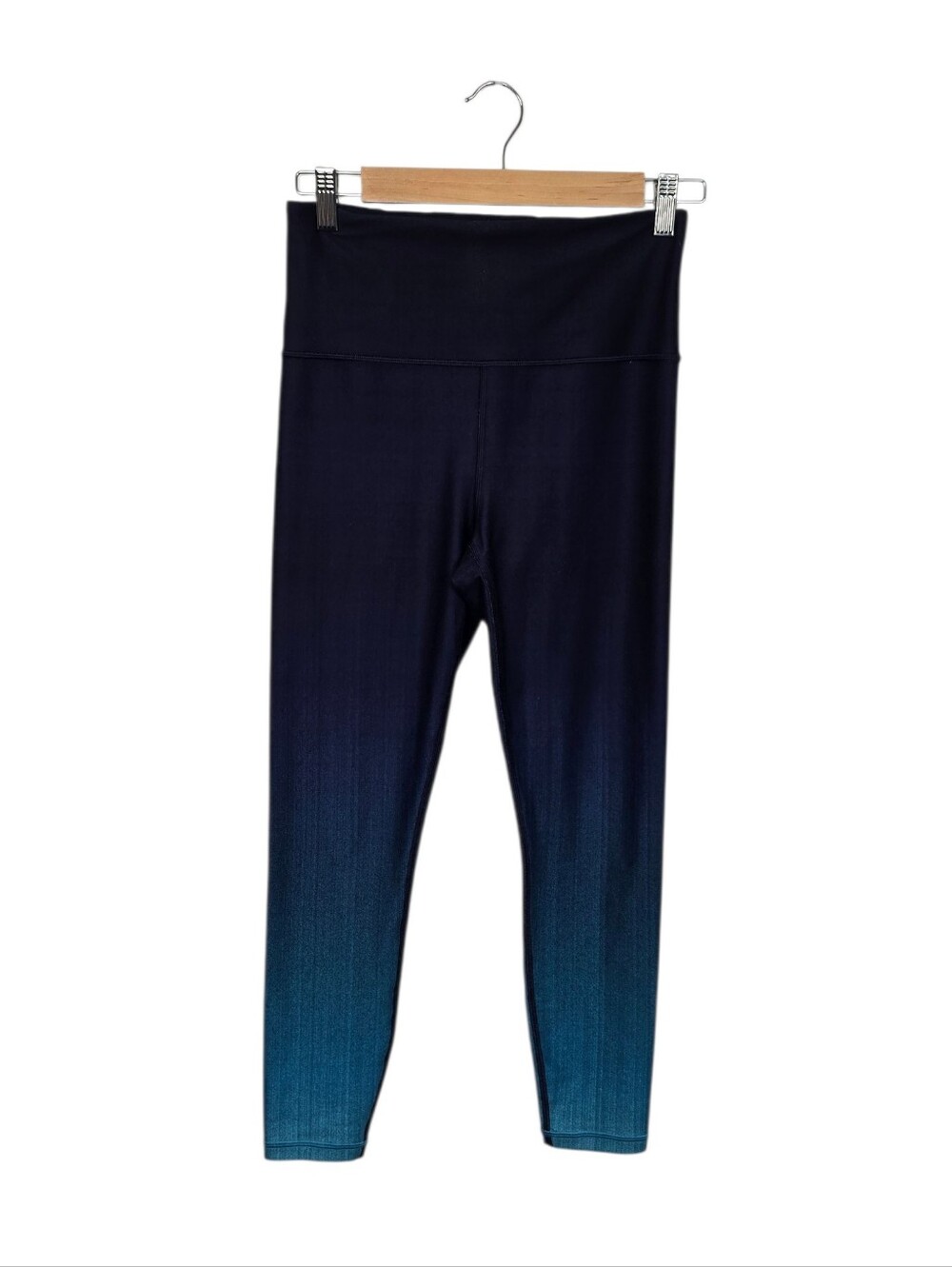 Athleta Elation High Rise 7/8 Tights Blue Ombre Small - Picture 6 of 16